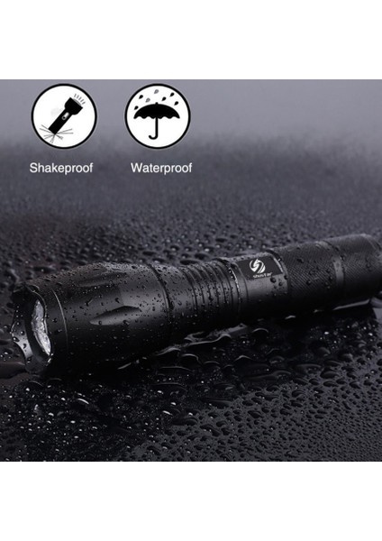 Vimite Ultra Parlak Parlak El Feneri Şarj Edilebilir Projektör Su Geçirmez Taşınabilir LED Işık Uzun Menzilli Odaklama Dış Mekan Bisiklet Ev (Yurt Dışından) fiyatları