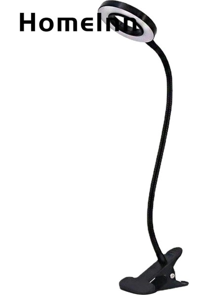 Homeınn Doldurma Işığı Üç Dişli Klipsli LED Masa Lambası Selfie Doldurma Işığı (Yurt Dışından)