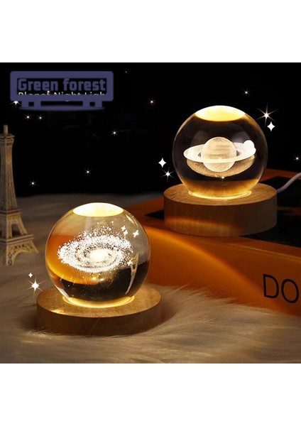 Yeşil Orman LED Gece Lambası Yumuşak Işık ve Ücretsiz LED Gece Lambası (Yurt Dışından) indirimleri