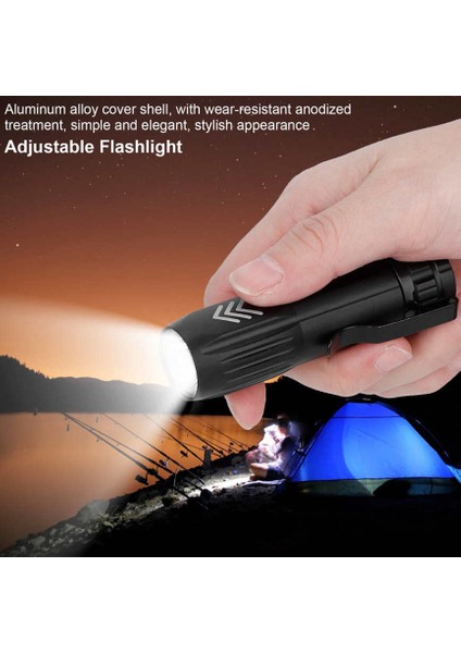 Küçük Süper Parlak El Feneri USB Şarj Edilebilir Torch Su Geçirmez Ayarlanabilir (Yurt Dışından) fiyatları