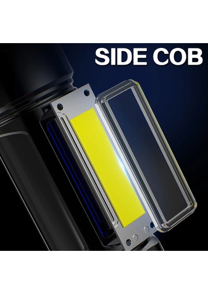 【rongcai】 9led Yüksek Güçlü El Feneri USB Şarj Edilebilir Dış Aydınlatma Kamp Balıkçılık (Yurt Dışından) indirimleri