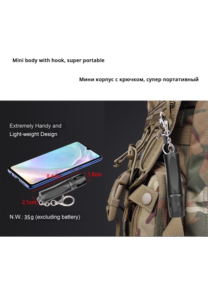 Mını Süper Parlak LED El Feneri T6 Lamba Boncuk Su Geçirmez LED Torch Kullanın Aa Pil ile Çalışır Dış Mekan Kullanımı Için Uygundur (Yurt Dışından) modelleri