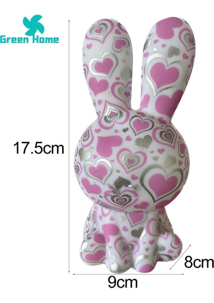 Yeşil Ev Başucu Lambası Sevimli Görünüm USB Şarj LED Masa Lambası Süsleme (Yurt Dışından)