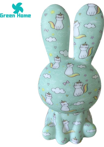 Yeşil Ev Başucu Lambası Sevimli Görünüm USB Şarj LED Masa Lambası Süsleme (Yurt Dışından) modelleri