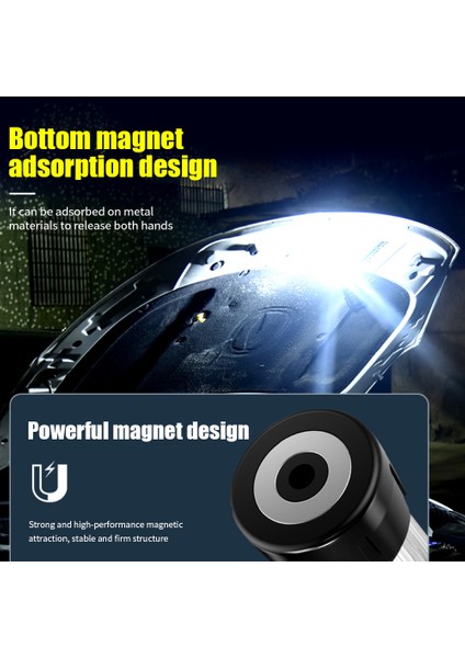 Açık Çadır Lambası Ipx6 Su Geçirmez Kamp Deniz Feneri Type-C Şarj Acil Işık Fener Çalışma Aydınlatma El Feneri Çadır Aksesuarları (Yurt Dışından) modelleri