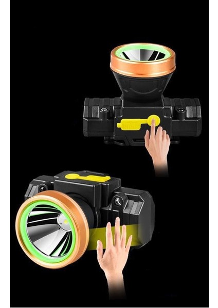 [rongcai] Cod Dış Mekan Şarj Edilebilir Güçlü Far Su Geçirmez Balıkçılık Işık Dış Mekan Kafaya Monte El Feneri (Yurt Dışından) indirimleri