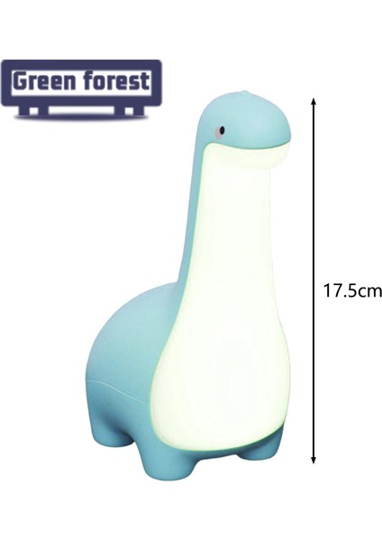 Yeşil Orman LED Gece Lambası Sevimli Görünüm Uyku-Eşlik Dinozor Gece Lambası Benzersiz Hediye (Yurt Dışından) fırsatları