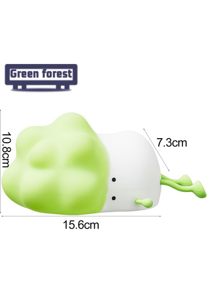 Yeşil Orman Masaüstü LED Lamba Zamanlama Fonksiyonu LED Karikatür Lahana Lambası Parti Işığı Up Dekorasyon (Yurt Dışından) fiyatları