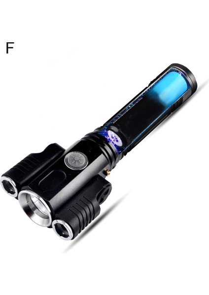 Dış Mekan Için El Feneri Ayarlanabilir Yüksek Parlaklık Alüminyum Alaşımlı Şarj Edilebilir Bisiklet Işığı (Yurt Dışından)