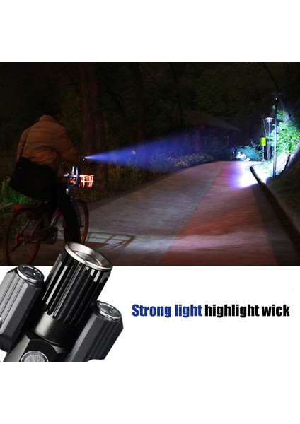 Dış Mekan Için El Feneri Ayarlanabilir Yüksek Parlaklık Alüminyum Alaşımlı Şarj Edilebilir Bisiklet Işığı (Yurt Dışından) fiyatları