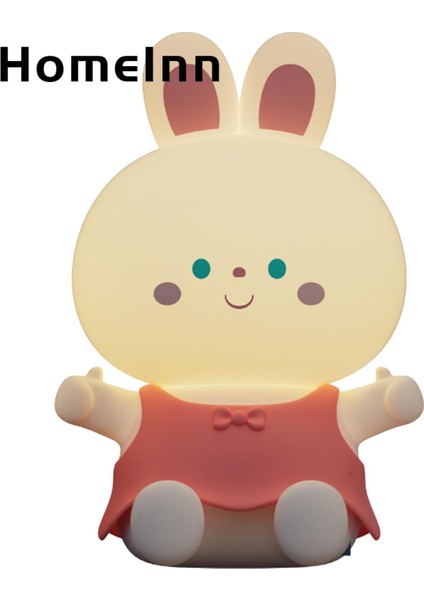 Homeınn Karikatür Lamba Göz Koruması Karikatür Tavşan Kreş Lambası Yatak Odası Uyku Işığı (Yurt Dışından) fiyatları