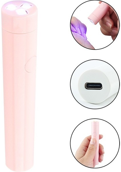 Mini Tırnak Lambası USB Taşınabilir El Feneri Kalem Tipi LED Işık Ev Aletleri (Yurt Dışından)