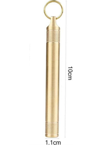 Kürdan Tutucu Pirinç Hap Şişesi Durumda Kamp Yürüyüş Tırmanma Için Su Geçirmez Kutu Konteyner (Yurt Dışından)