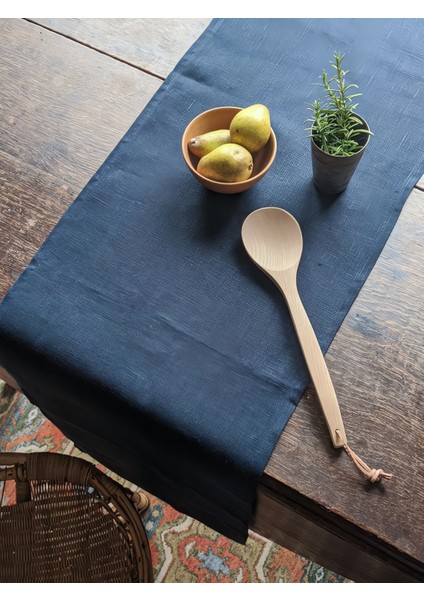 Premium Runner Masa Örtüsü Indigo Mavi Runner 40x150 cm fiyatları