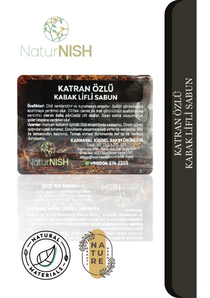 Doğal Kabak Lifli Katran Özlü Sabun fiyatları
