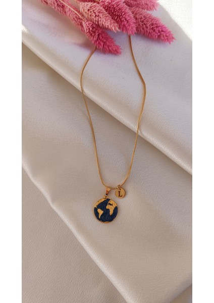 Mineli Harfli Dünya Kolye fiyatları