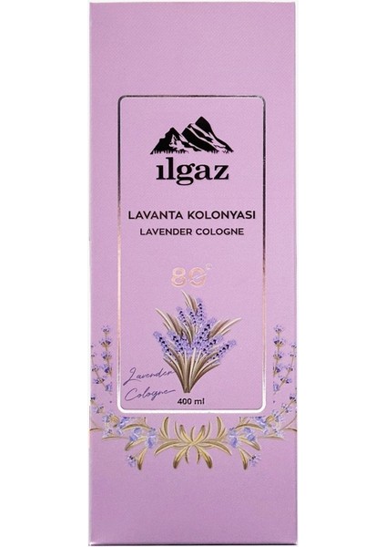 Elegance Series Lavanta Kolonyası 400 ml 80 Derece Eau De Cologne fırsatları