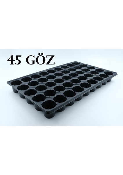 Vakum 45 Göz Yuvarlak Fidelik Fide Viyolü Fide Kabı (50 adet)