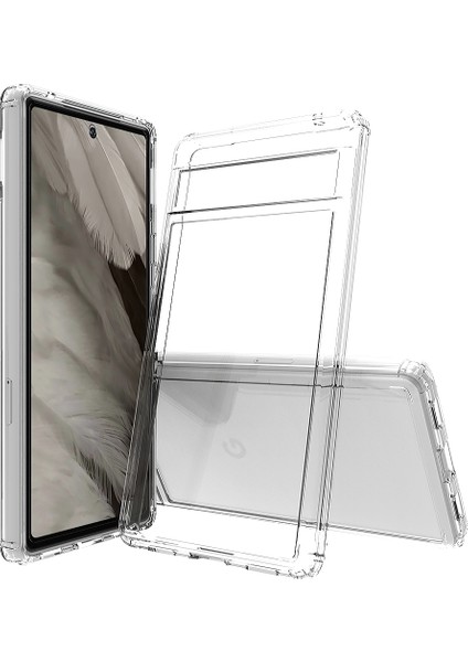 Google Pixel 7A Için Kristal Berraklığında Sert Akrilik Telefon Kılıfı - Şeffaf (Yurt Dışından)