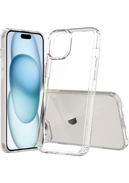 iPhone 15 Plus Için Kristal Berraklığında Sert Akrilik Telefon Kılıfı - Şeffaf (Yurt Dışından)