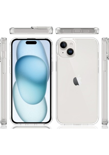 iPhone 15 Plus Için Kristal Berraklığında Sert Akrilik Telefon Kılıfı - Şeffaf (Yurt Dışından) fiyatları
