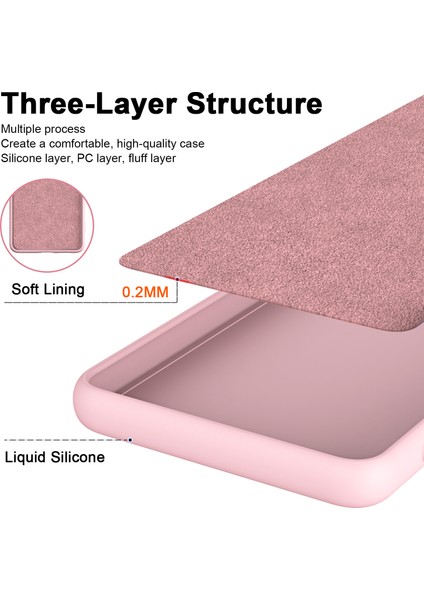 iPhone 15 Pro Max Için Ince Likit Silikon Yumuşak Telefon Kılıfı - Mor (Yurt Dışından) indirimleri