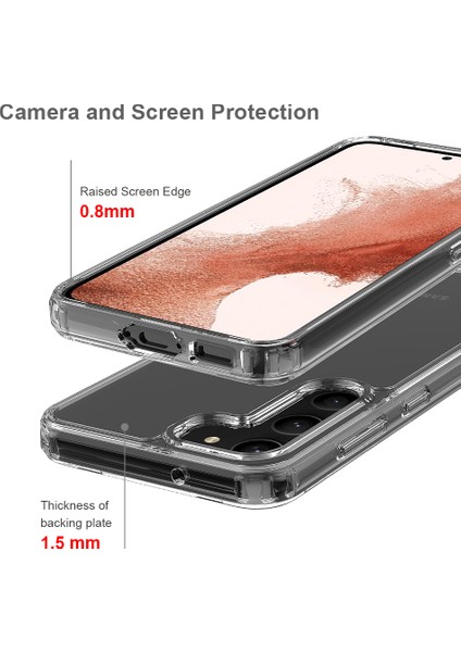 Samsung Galaxy S23+ Için Kristal Berraklığında Sert Akrilik Telefon Kılıfı - Şeffaf (Yurt Dışından) fırsatları