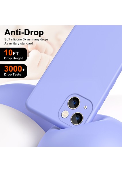 iPhone 15 Plus Için Ince Likit Silikon Yumuşak Telefon Kılıfı - Siyah (Yurt Dışından) modelleri