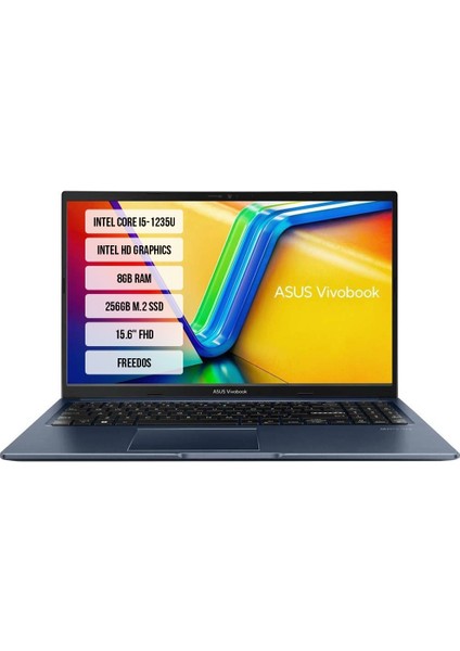 Vivobook 15 X1502ZA-EJ1071 I5-1235U 8gb 256GB 15.6" Freedos