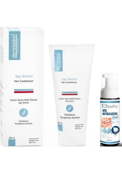 Saç Bakım Kremi 200 Ml- Diş Beyazlatıcı Köpük