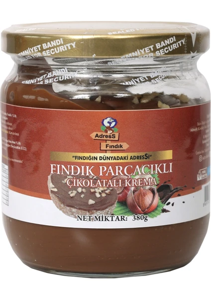 Adress Fındık Çikolatalı Krema (Fındık Parçacıklı) 400 gr