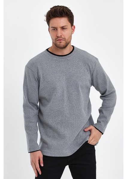 Alexandergardı Bisiklet Yaka Garnili Sweatshirt (E22-72300) fiyatları