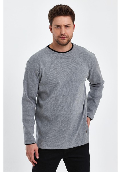 Alexandergardı Bisiklet Yaka Garnili Sweatshirt (E22-72300) fırsatları