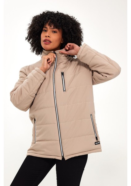 Astarli Oversize Kapitone Mont (E23-627A)