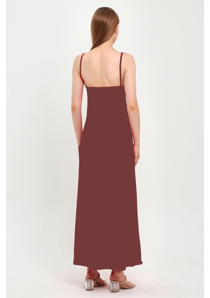 Ince Askılı Uzun Elbise (B23-0052 01) modelleri