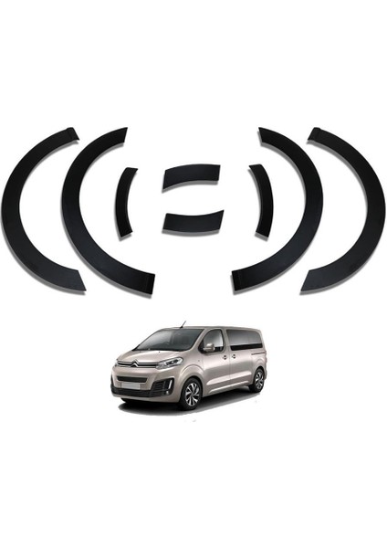 Citroen Jumpy Çamurluk Koruma Dodik Seti 8 Parça 2017 ve Üstü