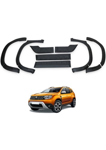 Dacia Duster Hornet Kapı ve Çamurluk Koruma Dodik Set 2018 ve Üstü