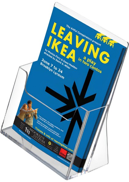 Akrilik Evrak Rafı Broşürlük Föylük