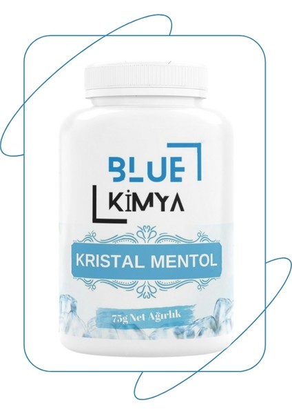 Blue Kimya Kristal Mentol Saf 75 gr Crystal Menthol