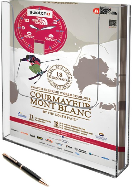 Akrilik Evrak Rafı Broşürlük Föylük