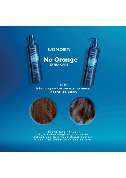 Wonder No Orange Turunculaşma Karşıtı Saç Maskesi 350ML