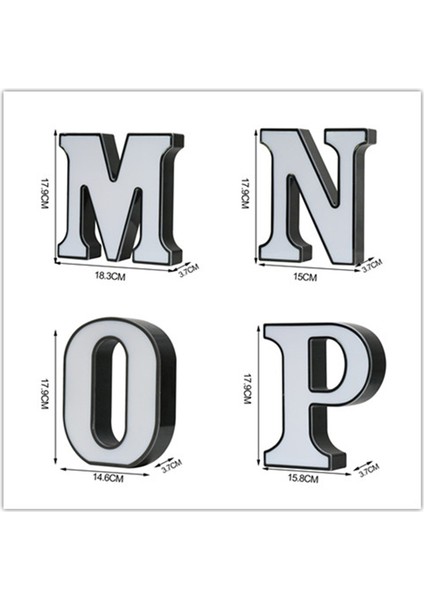 LED Marquee Letter Light;hts-Dıy Marquee Light;hts Up Letter Signs 26 Alfabe Işaretleri Düğün, Doğum Günü, Parti, Bar Dekorasyonu (O Harfi) (Yurt Dışından)
