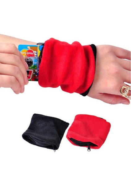 Mini Erkek ve Kadın Bilek Cüzdan Fermuarlı Bileklik Koşu Spor Bisiklet Cüzdan Bilek Uygun Güvenli Anahtar Kart Kılıfı (Yurt Dışından) fiyatları