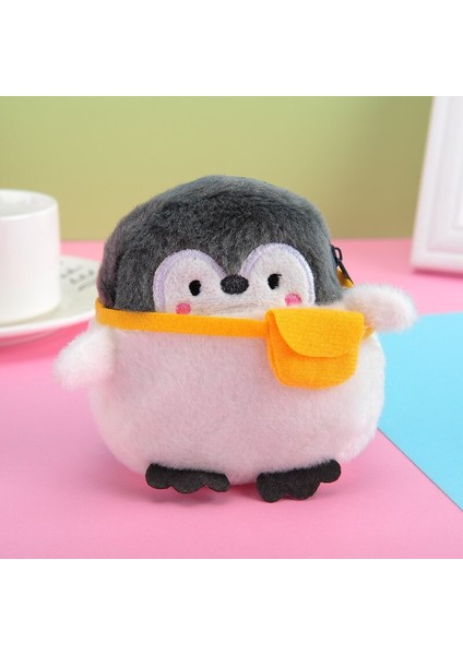 Yumuşak Peluş Mini Para Cüzdan Panda Köpek Tavşan Kurbağa Karikatür Kadın Bozuk Para Cüzdanı Sevimli Fermuar Kızlar USB Kablosu Çanta Anahtar Cüzdan Bozuk Para Kesesi (Yurt Dışından)