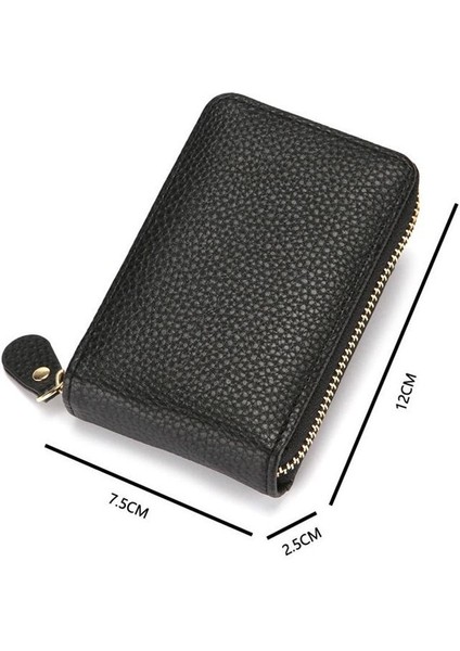 Rfid Vintage Pu Deri Erkek Kadın Engelleme Fermuar Cüzdan Seyahat Yolculuk Bankası Kredi Kartı Tutucu Organizatör Çanta Çanta Kılıf (Yurt Dışından) fiyatları