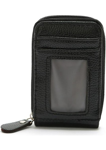Rfid Vintage Pu Deri Erkek Kadın Engelleme Fermuar Cüzdan Seyahat Yolculuk Bankası Kredi Kartı Tutucu Organizatör Çanta Çanta Kılıf (Yurt Dışından) indirimleri