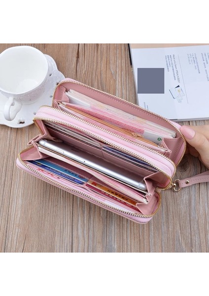 Çift Fermuarlı Cüzdan Kadın Uzun Sevimli Cüzdan Deri Püskül Kadın Cüzdan Fermuar Portefeuille Kadın Çanta Debriyaj Cartera Mujer (Yurt Dışından) fiyatları