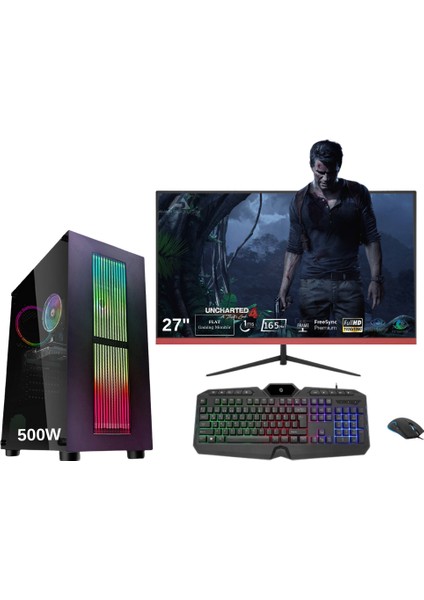 GMX7841 İ5 10.Nesil 10400F 16GB Ram 256GB SSD 8GB RX580 27" 165HZ Oyun Bilgisayarı