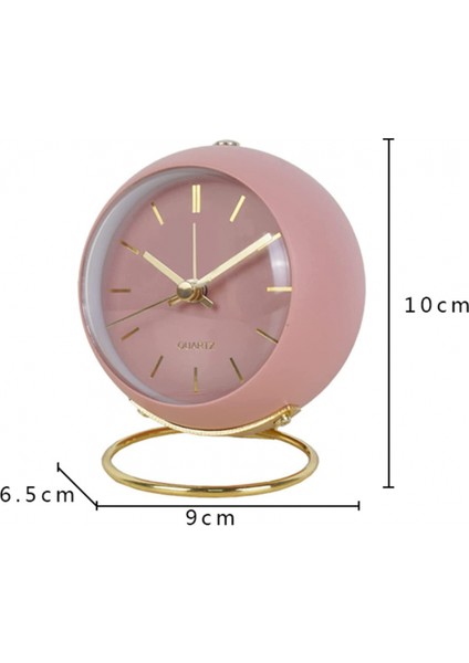 Çalar Saat, Pille Çalışan Masaüstü, Toplama, Sessiz, Tıkırdayan, Yeşil Analog Çalar Saat Yatak Odası Ofisinde Pembe (Yurt Dışından) fırsatları