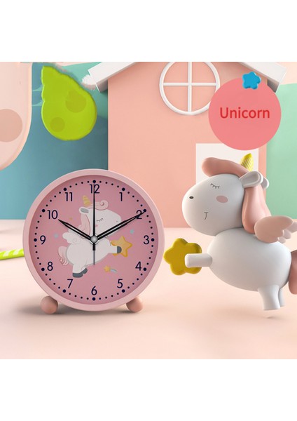 Yatak Odası Çalar Saat, Sevimli Çalar Saat, Öğrenci Ev Dekorasyonu Masaüstü Saati (Yurt Dışından)